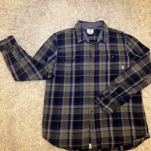 VANS Men’s Long Sleeve Plaid Flannel